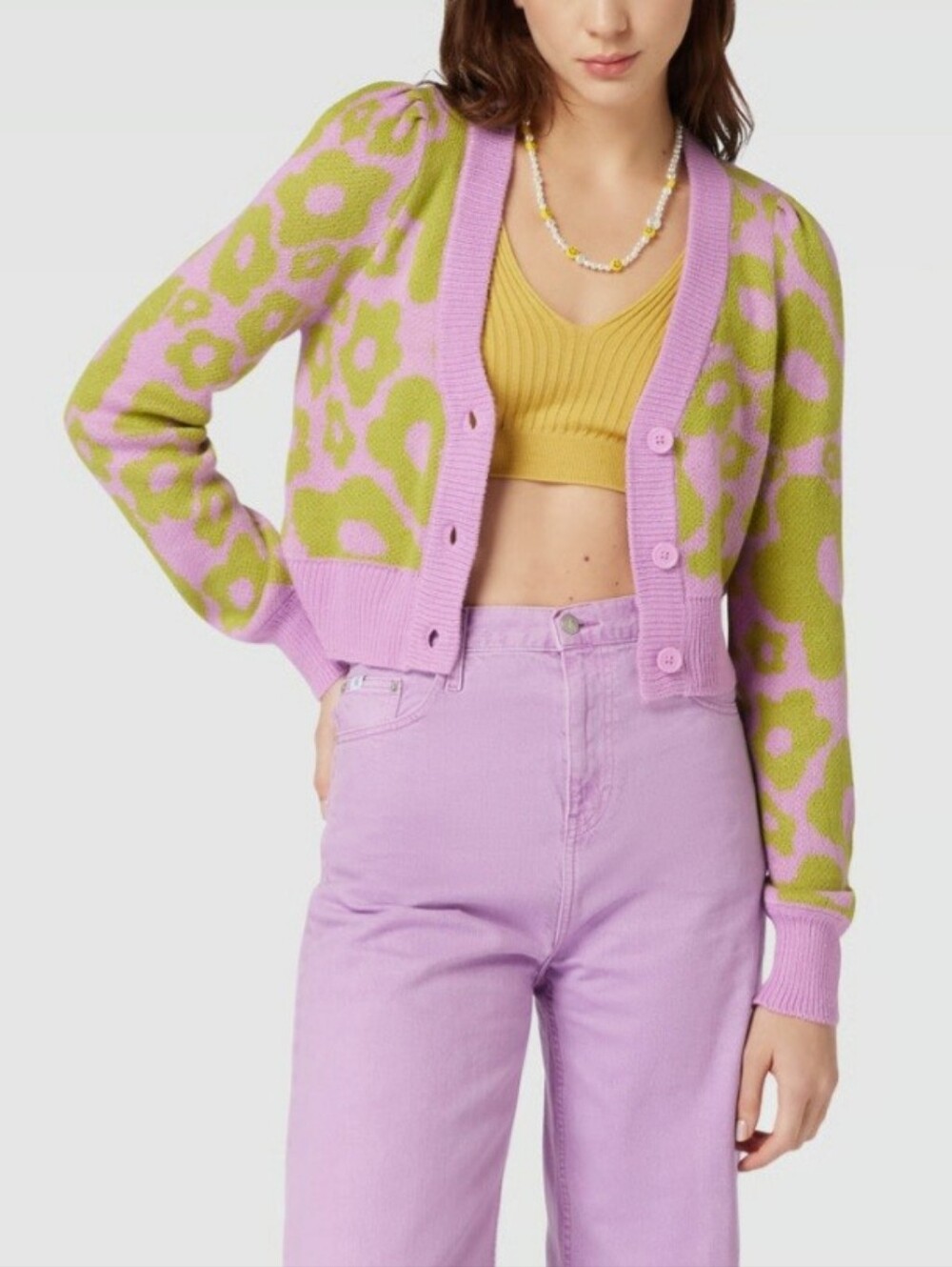 Noisy May "Orchid" Cardigan Sweater, NWT - Picture 3 of 11